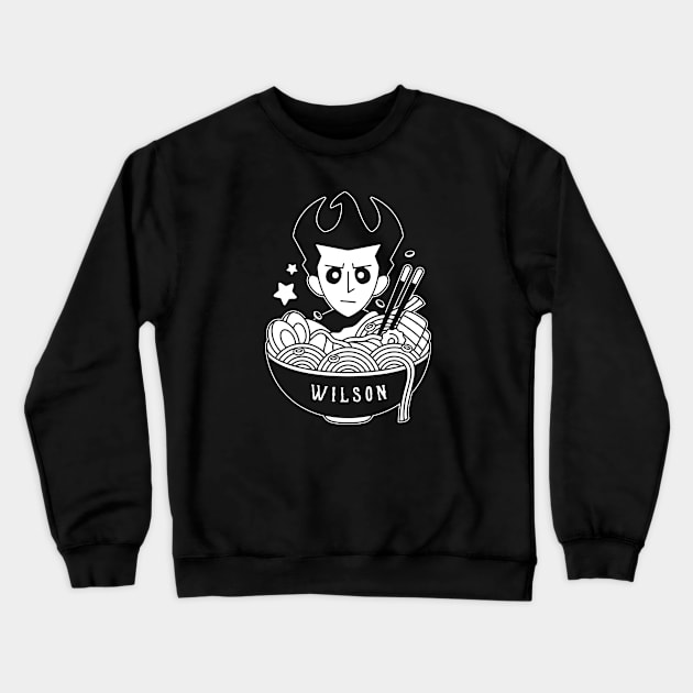 Gentleman Scientist Ramen Crewneck Sweatshirt by Lagelantee